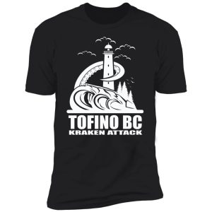 Alternative view of Tofino Kraken Attack WHITE Premium Short Sleeve T-Shirt