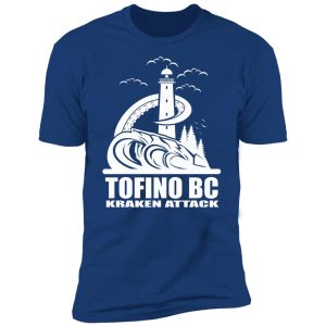 Tofino Kraken Attack WHITE Premium Short Sleeve T-Shirt