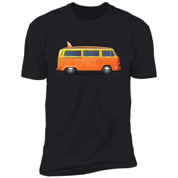 Tofino BC surf_bus Premium Short Sleeve T-Shirt - Image 4