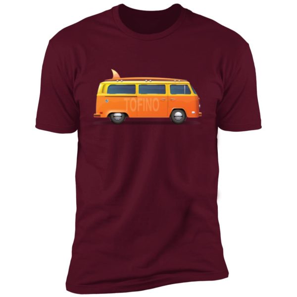 Tofino BC surf_bus Premium Short Sleeve T-Shirt - Image 5