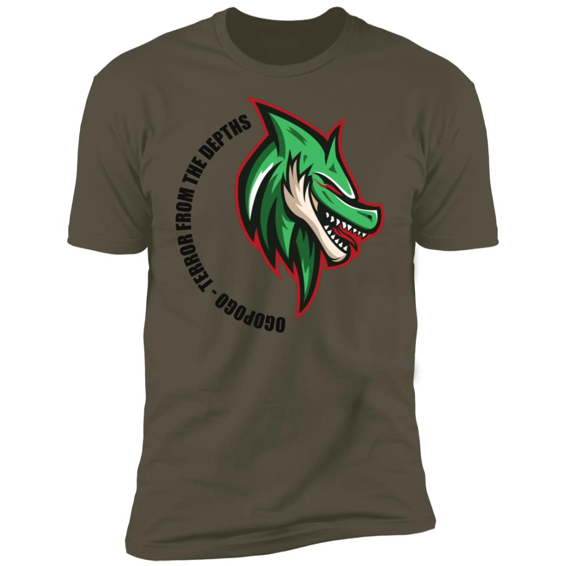 Kelowna BC ogopogo Premium Short Sleeve T-Shirt - Image 12