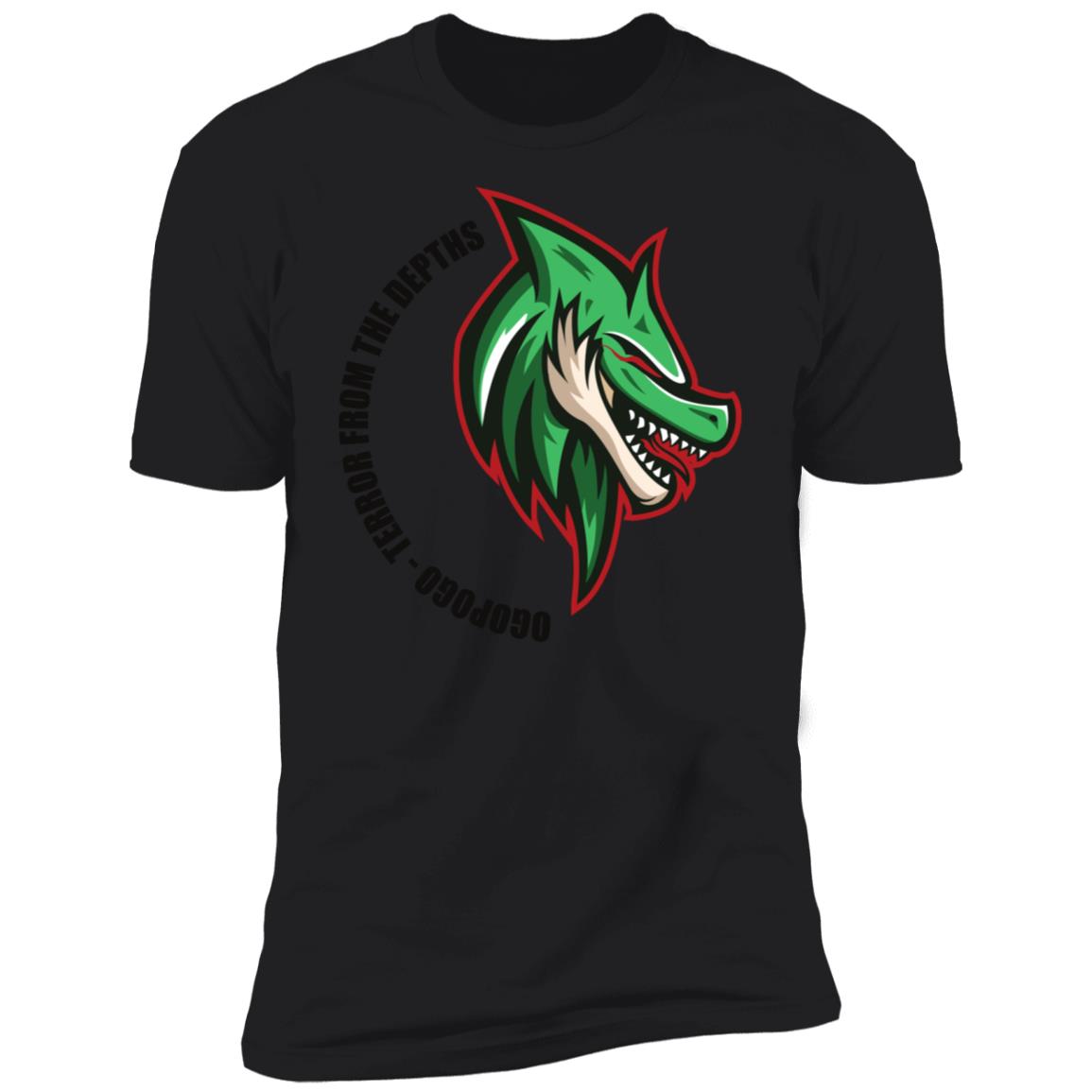 Kelowna BC ogopogo Premium Short Sleeve T-Shirt - Image 4