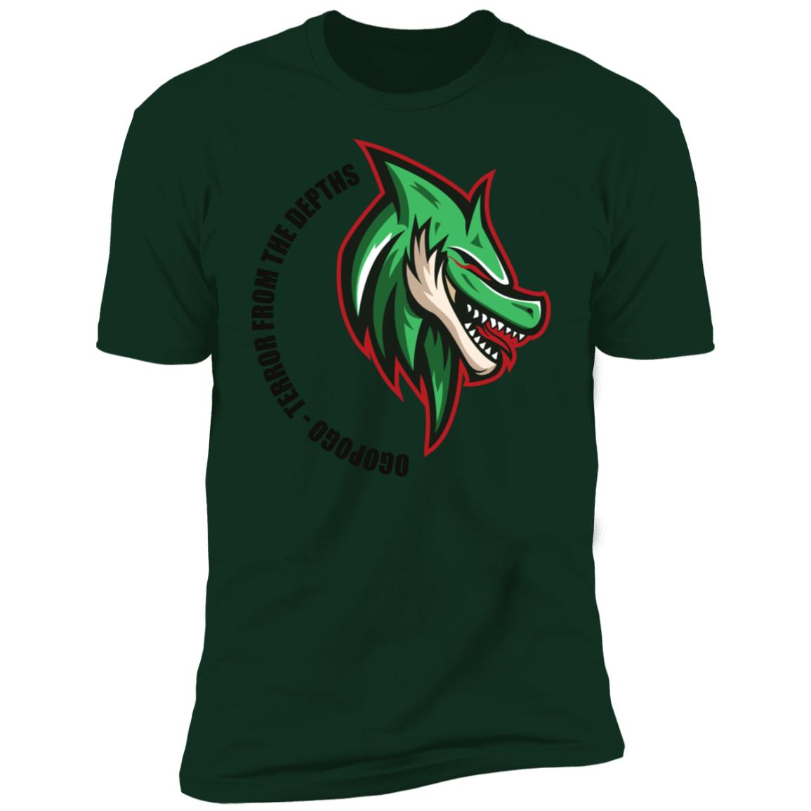 Kelowna BC ogopogo Premium Short Sleeve T-Shirt - Image 6