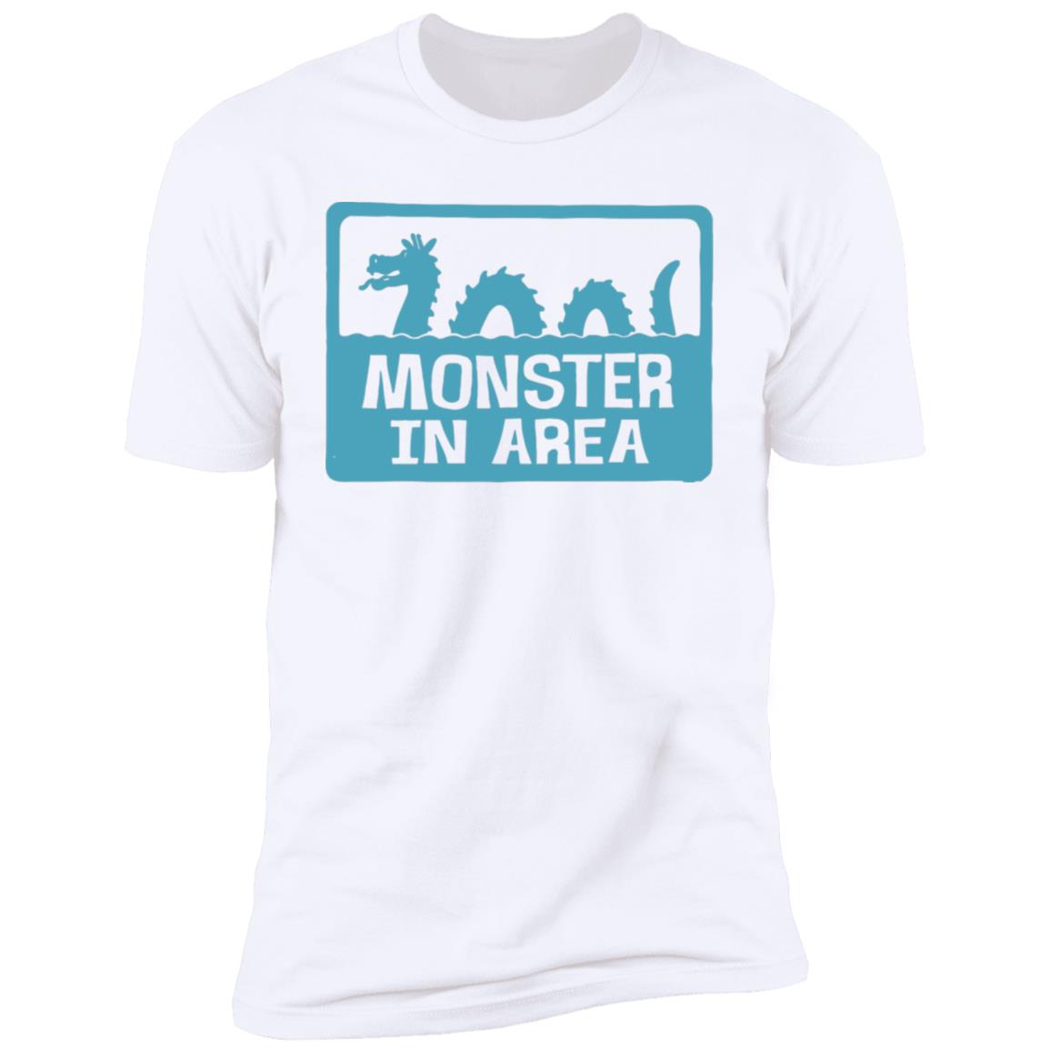 Okanagan Lake Ogopogo Kelowna BC Premium Short Sleeve T-Shirt - Image 3