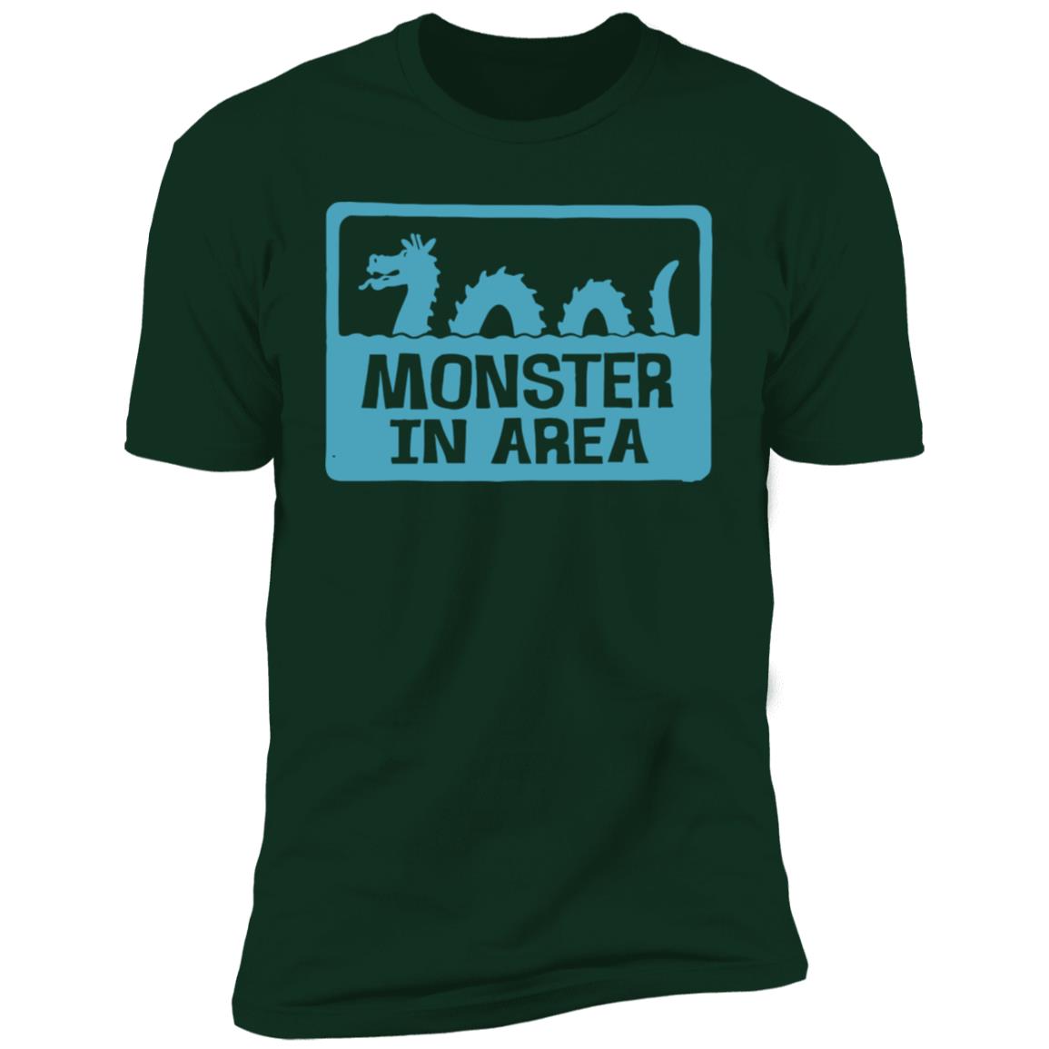 Okanagan Lake Ogopogo Kelowna BC Premium Short Sleeve T-Shirt - Image 6