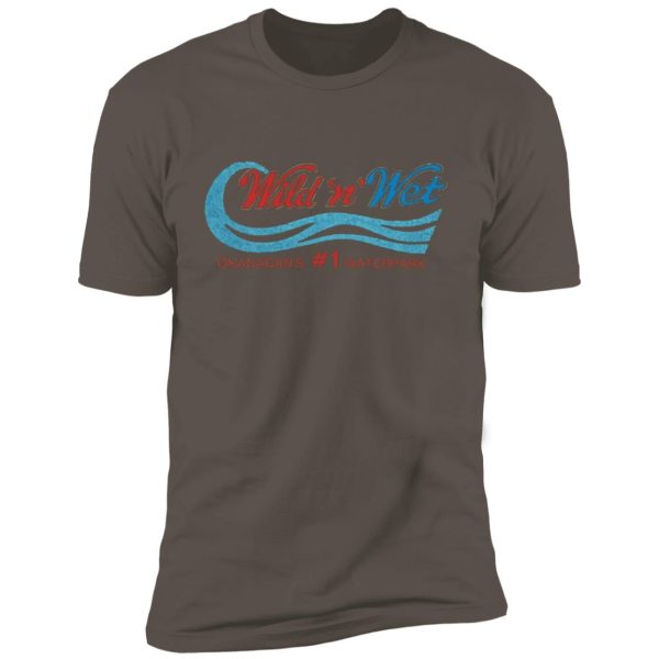 Wild and Wet water slides Kelowna BC Premium Short Sleeve T-Shirt - Image 2