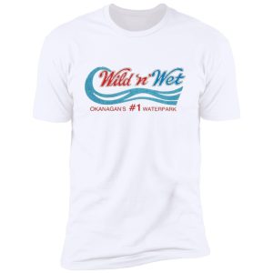 Wild and Wet water slides Kelowna BC Premium Short Sleeve T-Shirt