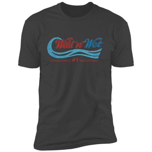 Wild and Wet water slides Kelowna BC Premium Short Sleeve T-Shirt - Image 8