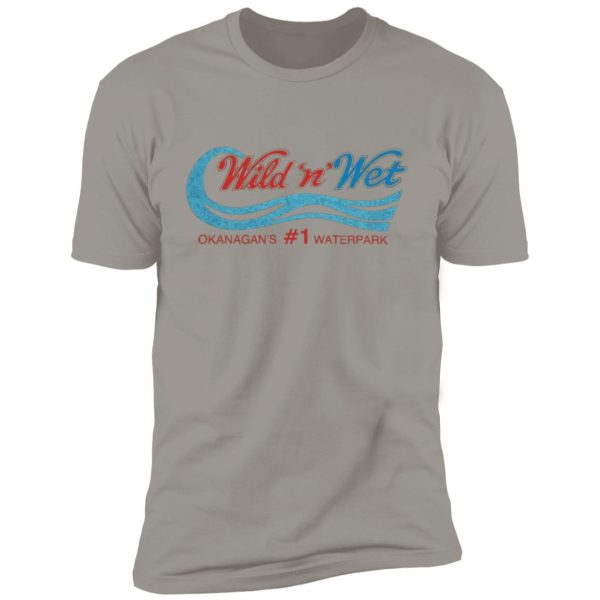 Wild and Wet water slides Kelowna BC Premium Short Sleeve T-Shirt - Image 10