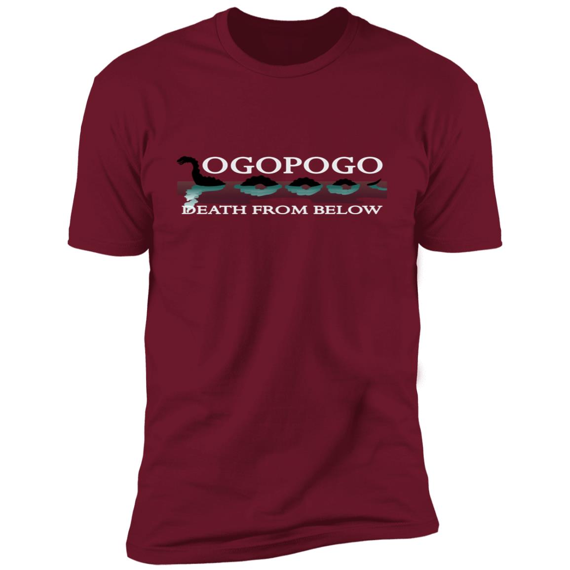 Ogopogo Okanagan Kelowna BC Premium Short Sleeve T-Shirt - Image 7