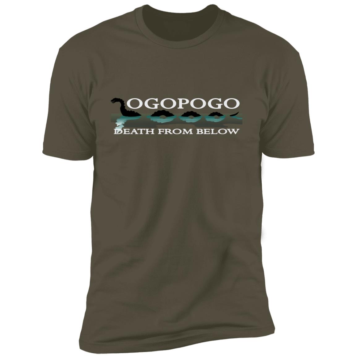Ogopogo Okanagan Kelowna BC Premium Short Sleeve T-Shirt - Image 12