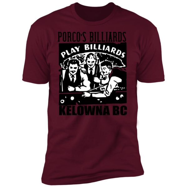 Porcos Kelowna BC Premium Short Sleeve T-Shirt - Image 5