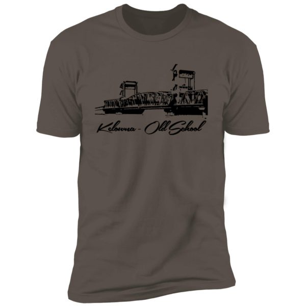 Kelowna BC Floating Bridge Premium Short Sleeve T-Shirt - Image 2