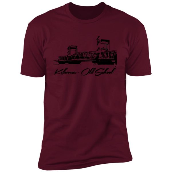 Kelowna BC Floating Bridge Premium Short Sleeve T-Shirt - Image 5