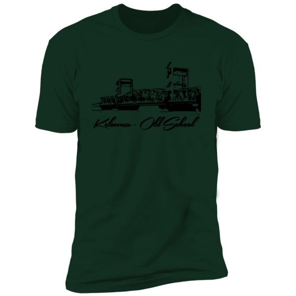 Kelowna BC Floating Bridge Premium Short Sleeve T-Shirt - Image 6