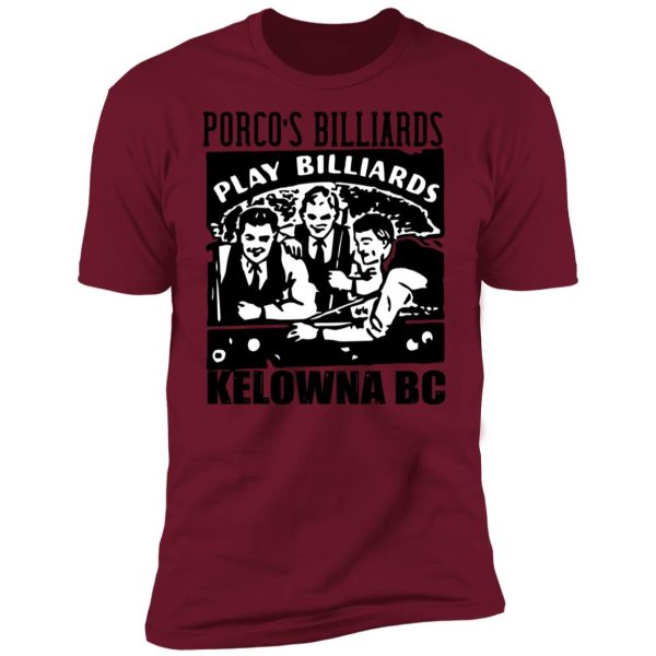 Porcos Kelowna BC Premium Short Sleeve T-Shirt - Image 7