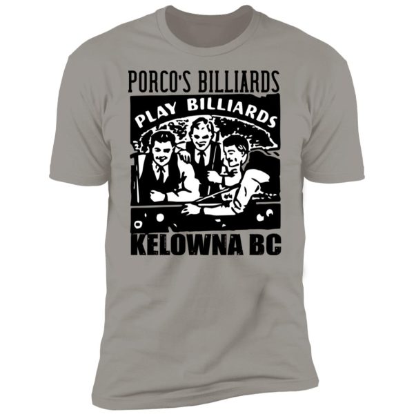 Porcos Kelowna BC Premium Short Sleeve T-Shirt - Image 10