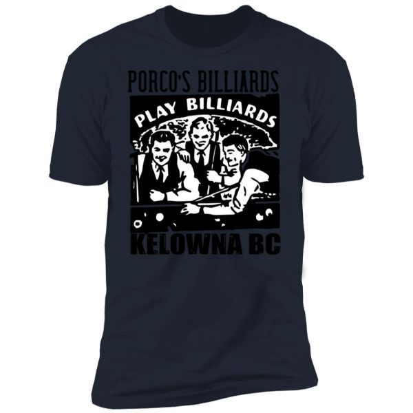 Porcos Kelowna BC Premium Short Sleeve T-Shirt - Image 11