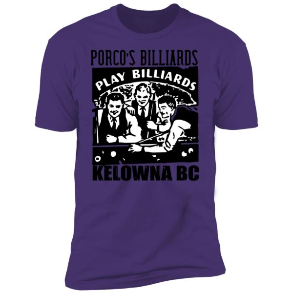 Porcos Kelowna BC Premium Short Sleeve T-Shirt - Image 13