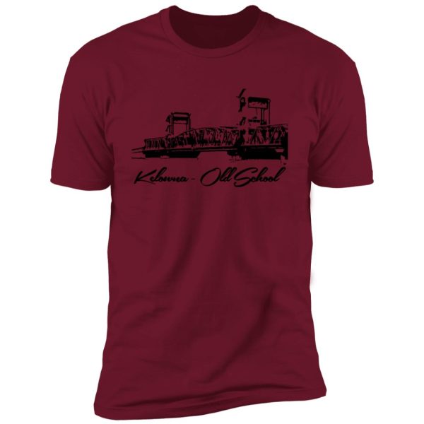 Kelowna BC Floating Bridge Premium Short Sleeve T-Shirt - Image 7