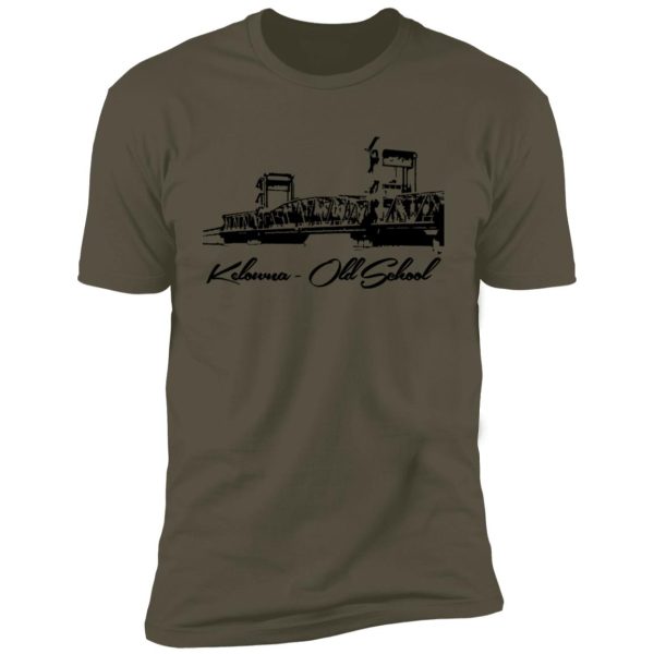 Kelowna BC Floating Bridge Premium Short Sleeve T-Shirt - Image 12