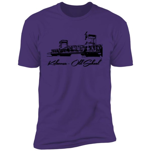 Kelowna BC Floating Bridge Premium Short Sleeve T-Shirt - Image 13