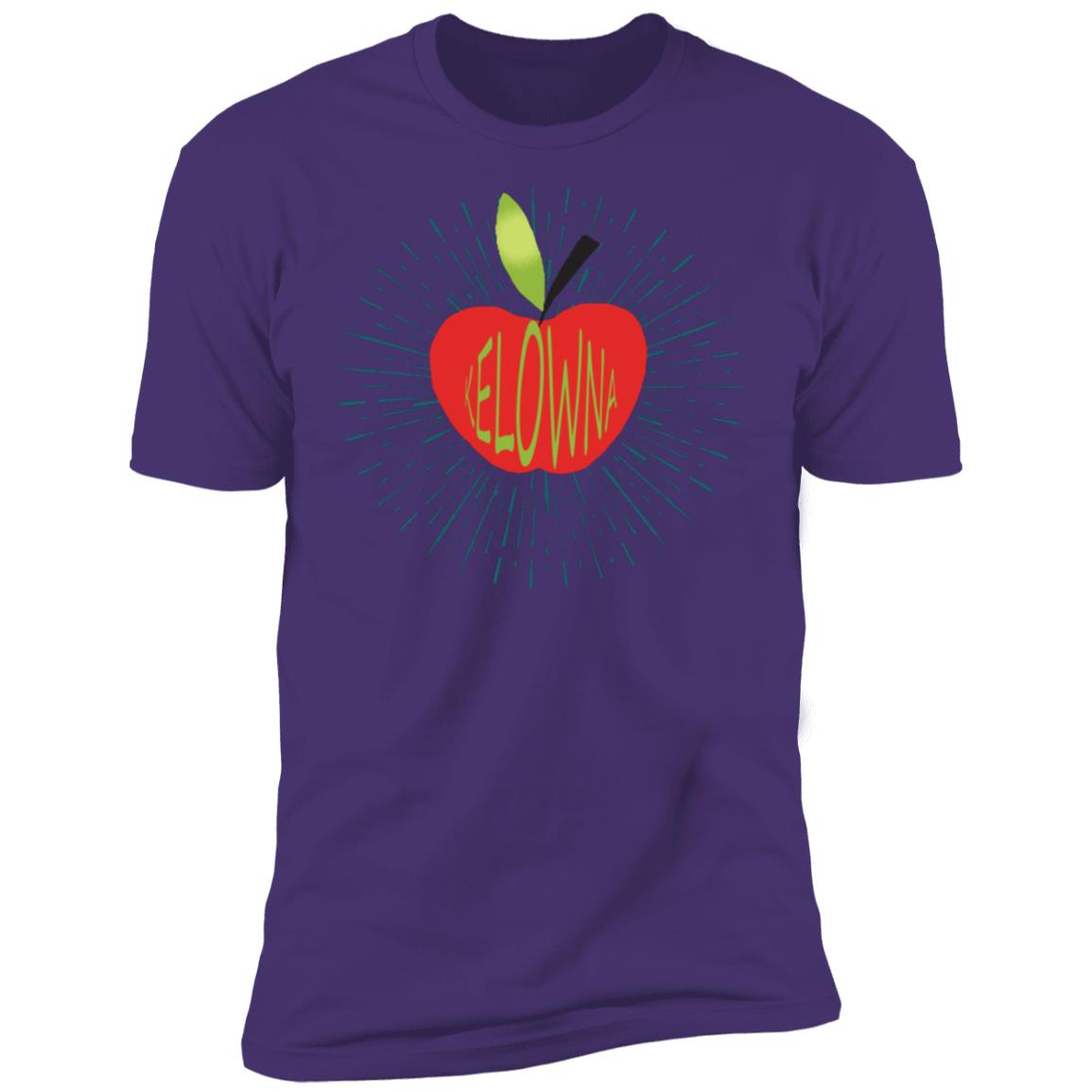 Kelowna BC apple Premium Short Sleeve T-Shirt - Image 13