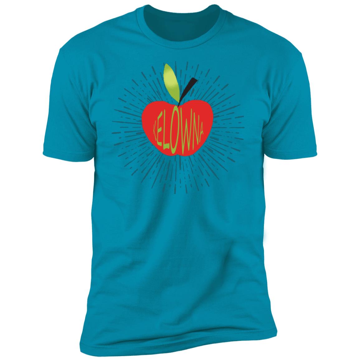 Kelowna BC apple Premium Short Sleeve T-Shirt - Image 14