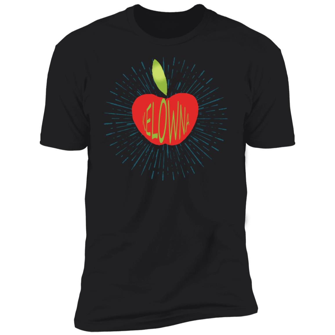 Kelowna BC apple Premium Short Sleeve T-Shirt - Image 4