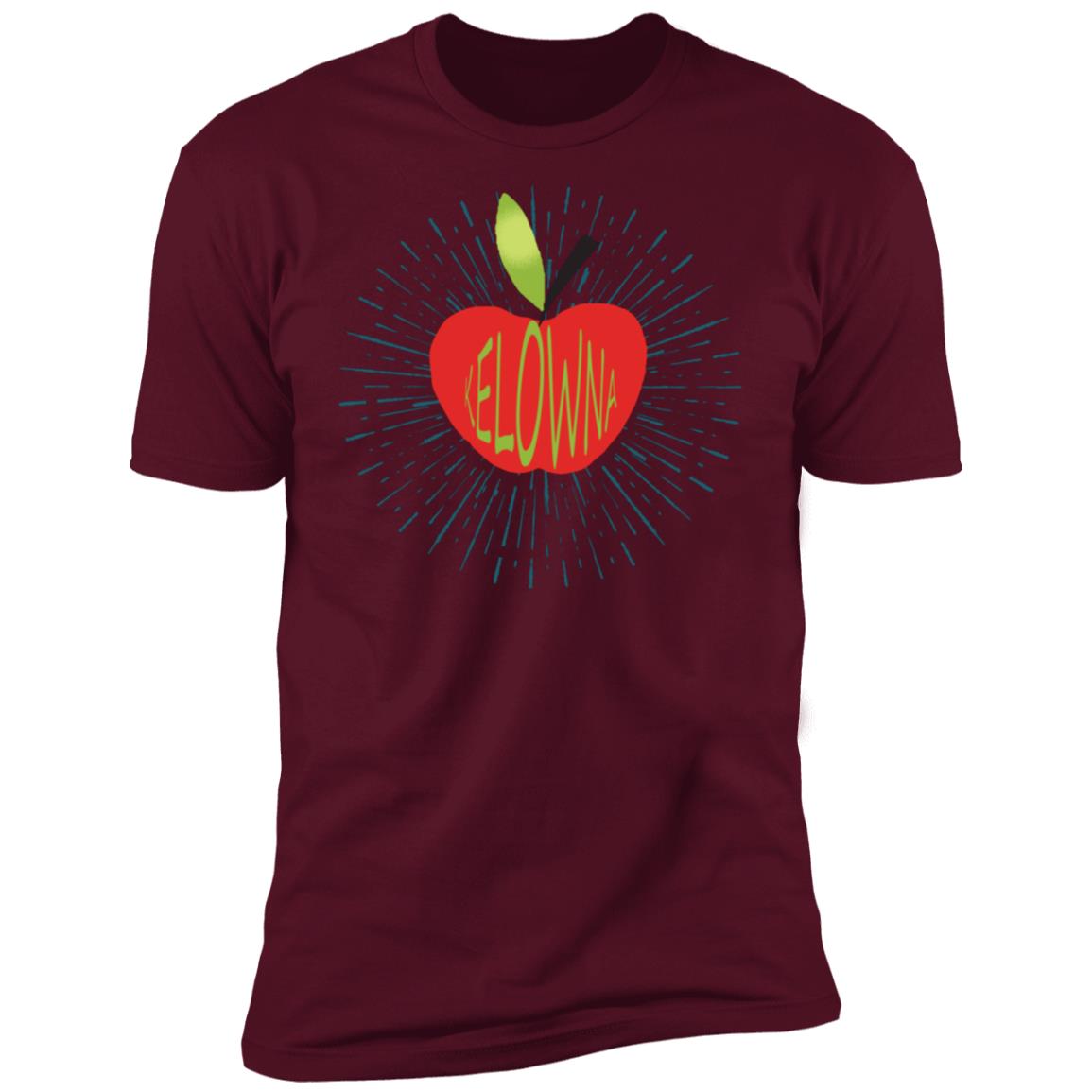 Kelowna BC apple Premium Short Sleeve T-Shirt - Image 5