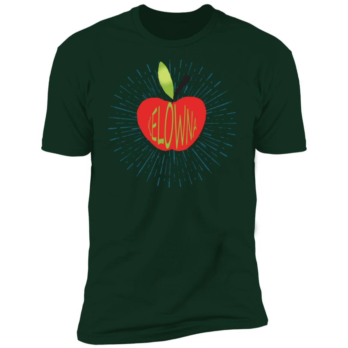 Kelowna BC apple Premium Short Sleeve T-Shirt - Image 6