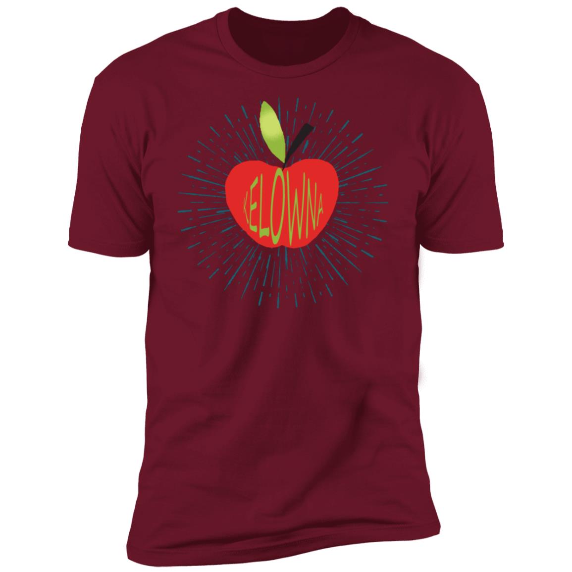 Kelowna BC apple Premium Short Sleeve T-Shirt - Image 7