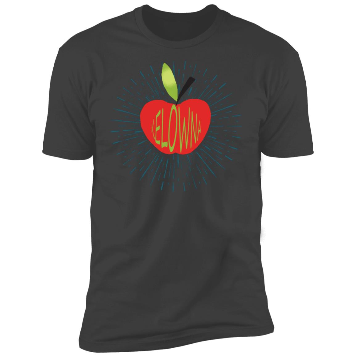 Kelowna BC apple Premium Short Sleeve T-Shirt - Image 8