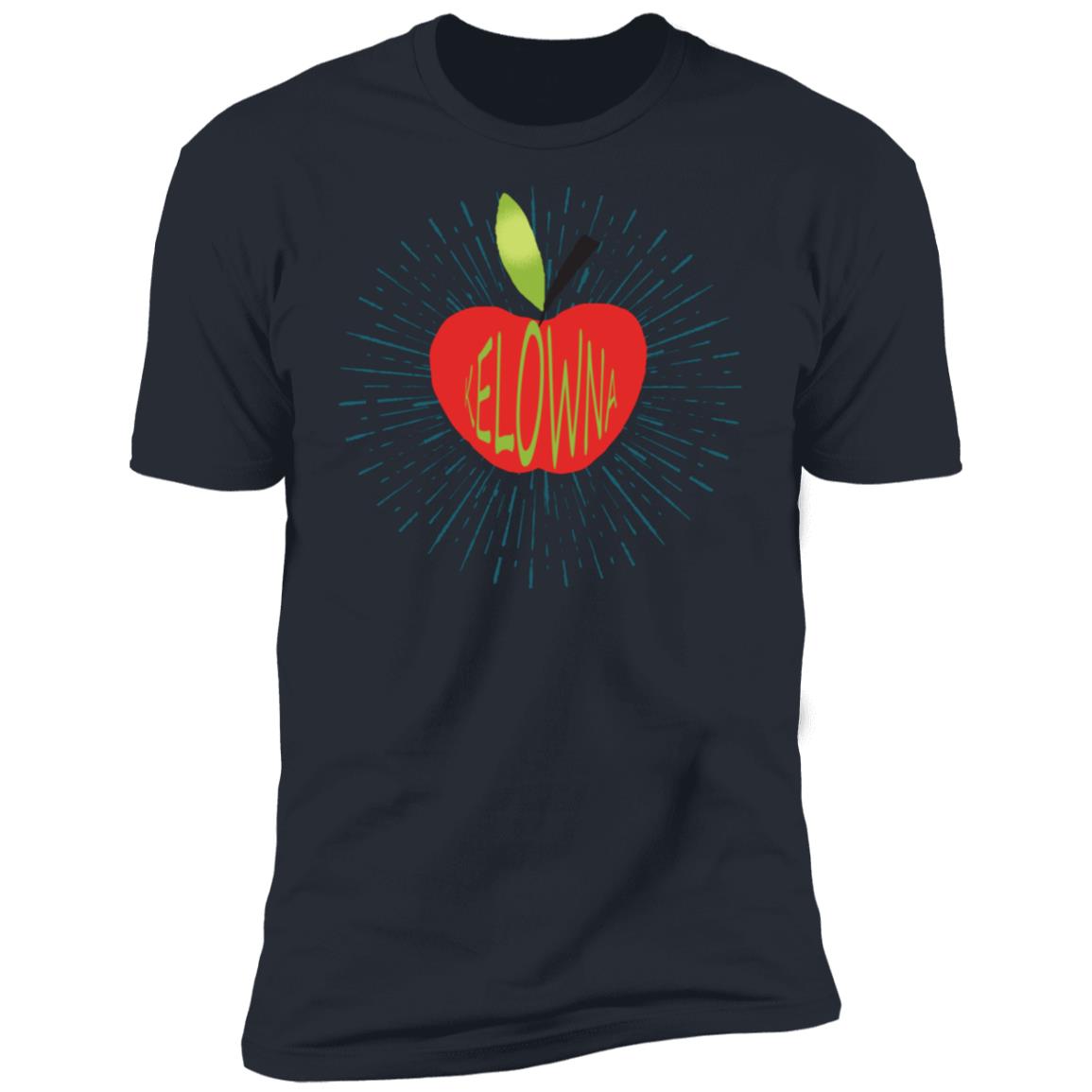 Kelowna BC apple Premium Short Sleeve T-Shirt - Image 9
