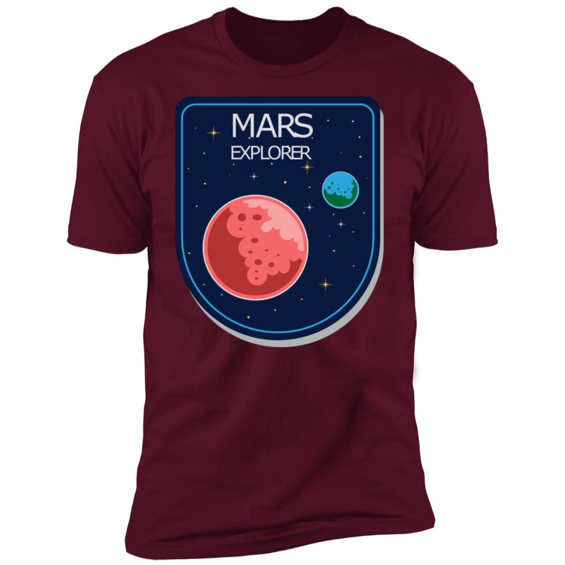 Mission To Mars Patch3 Premium Short Sleeve T-Shirt - Image 5