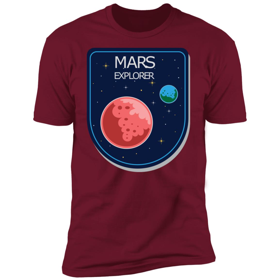 Mission To Mars Patch3 Premium Short Sleeve T-Shirt - Image 7