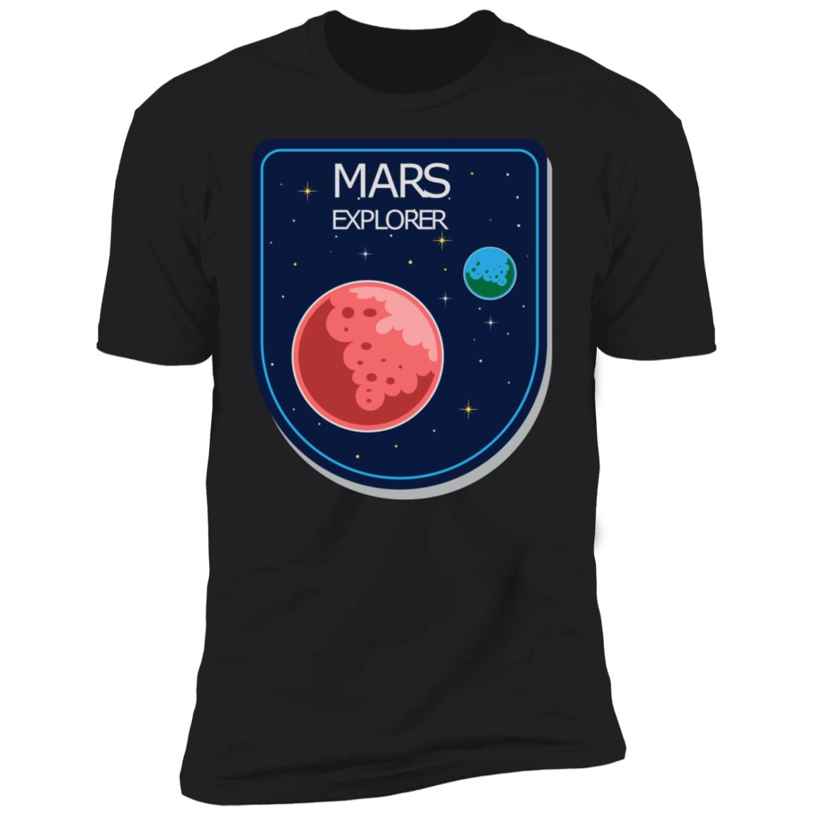 Mission To Mars Patch3 Premium Short Sleeve T-Shirt - Image 4
