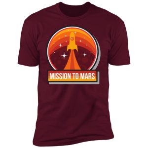 Mission To Mars Patch Premium Short Sleeve T-Shirt
