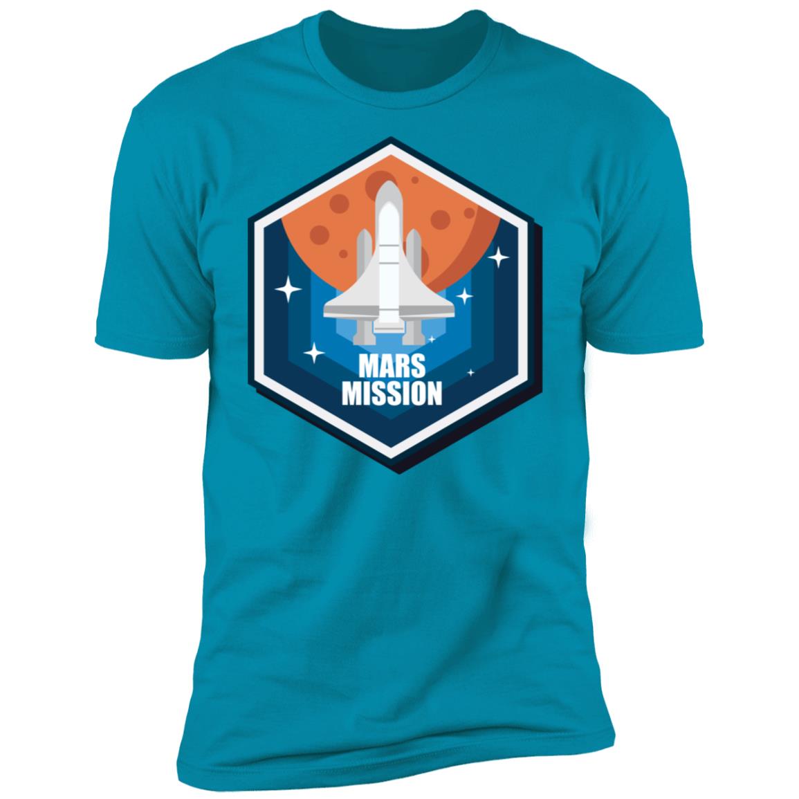 Mission To Mars Patch5 Premium Short Sleeve T-Shirt - Image 14