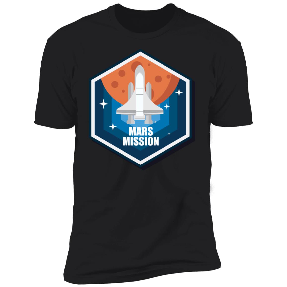 Mission To Mars Patch5 Premium Short Sleeve T-Shirt - Image 4