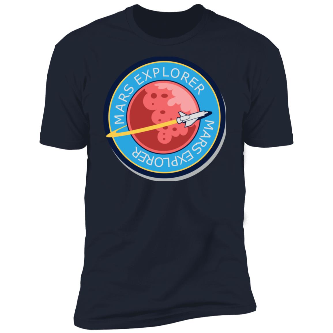 Mission To Mars Patch2 Premium Short Sleeve T-Shirt - Image 11