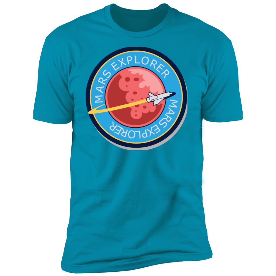 Mission To Mars Patch2 Premium Short Sleeve T-Shirt - Image 14