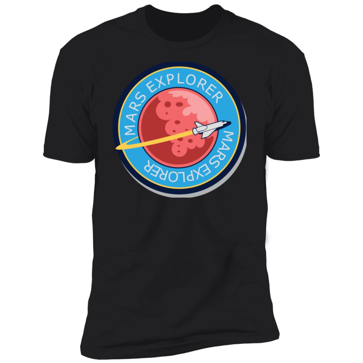 Mission To Mars Patch2 Premium Short Sleeve T-Shirt - Image 4