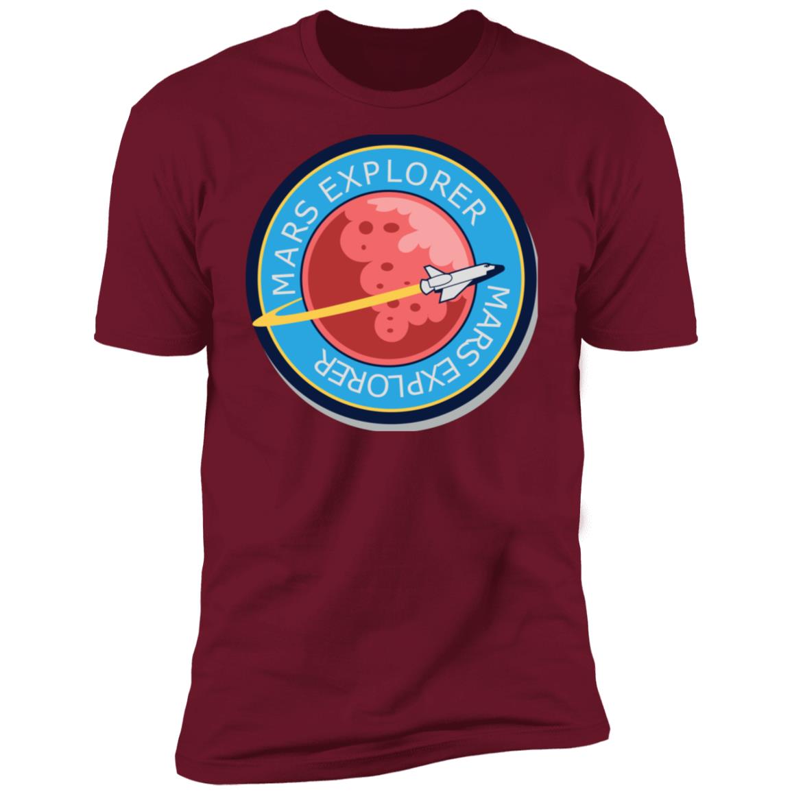 Mission To Mars Patch2 Premium Short Sleeve T-Shirt - Image 7
