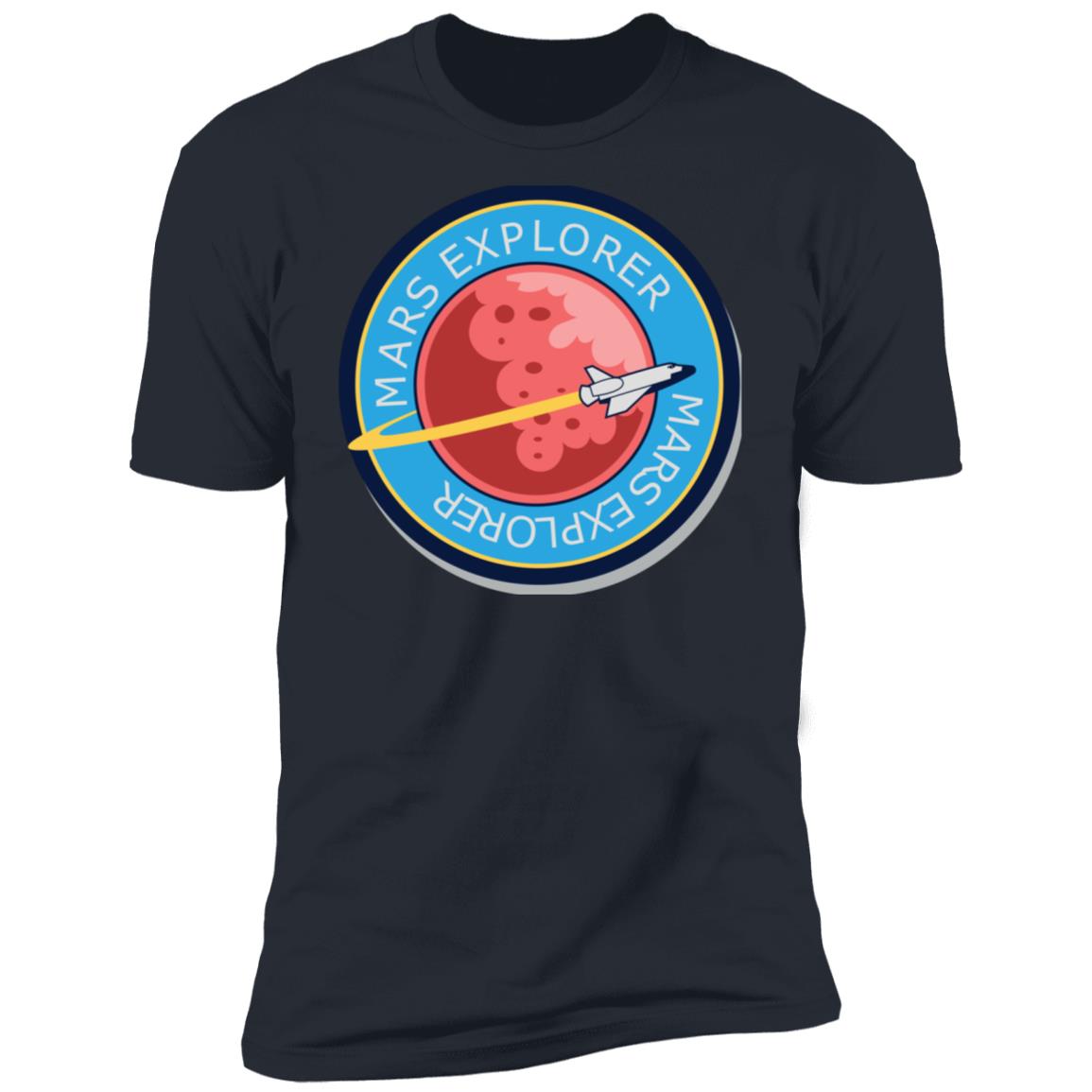 Mission To Mars Patch2 Premium Short Sleeve T-Shirt - Image 9