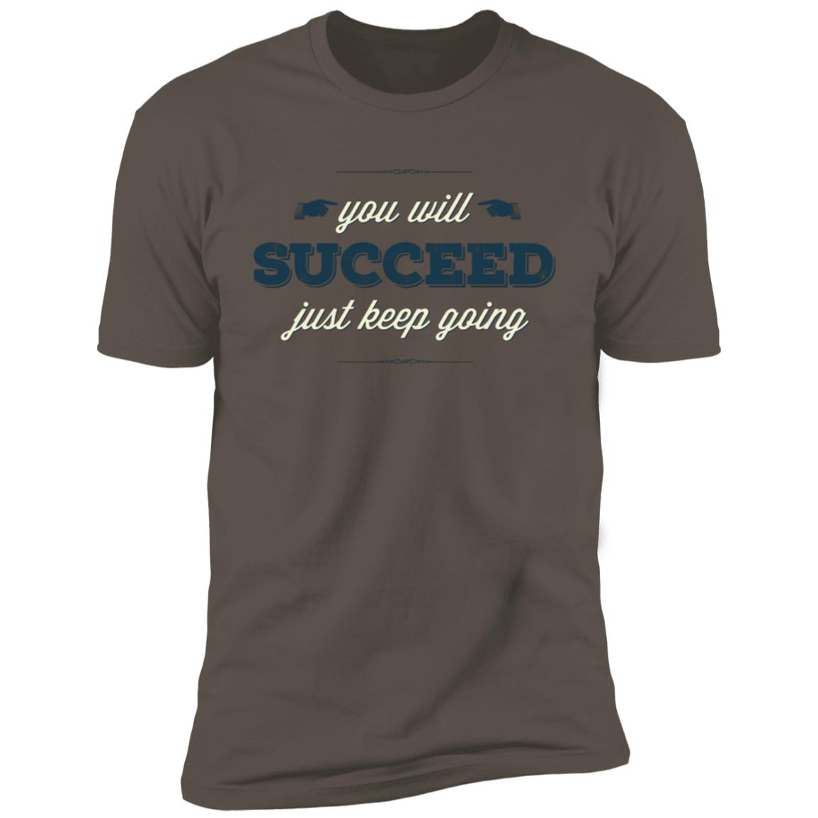 Inspirational sayings success 88876 Premium Short Sleeve T-Shirt - Image 2