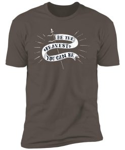 Alternative view of Be Brave Banner inspirational Premium Short Sleeve T-Shirt