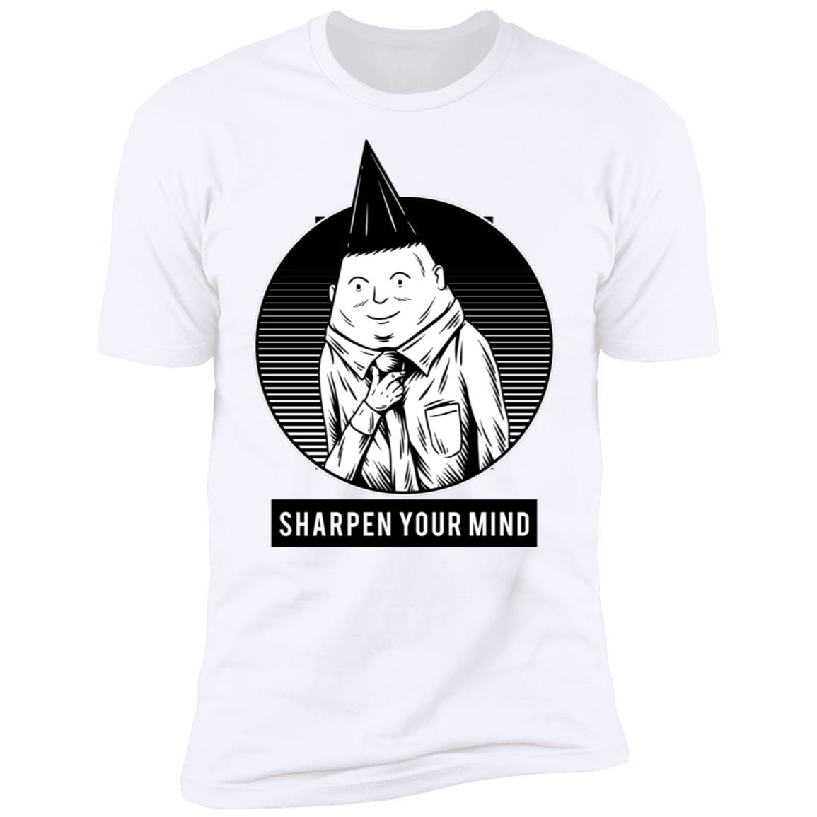 Sharpen your mind Premium Short Sleeve T-Shirt - Image 3