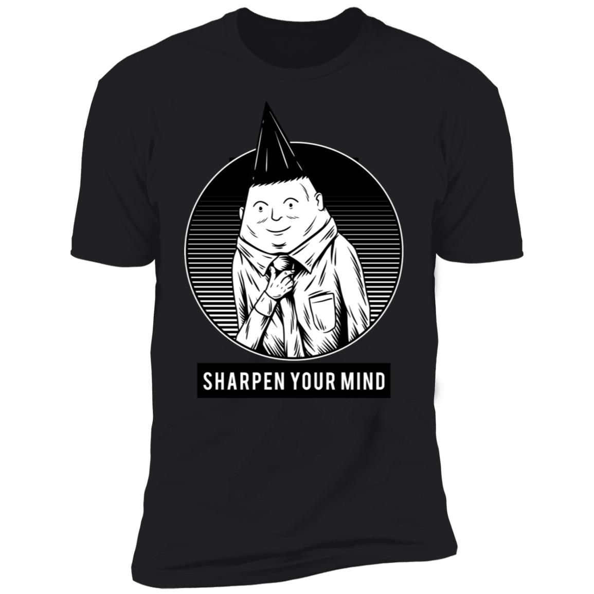 Sharpen your mind Premium Short Sleeve T-Shirt - Image 4