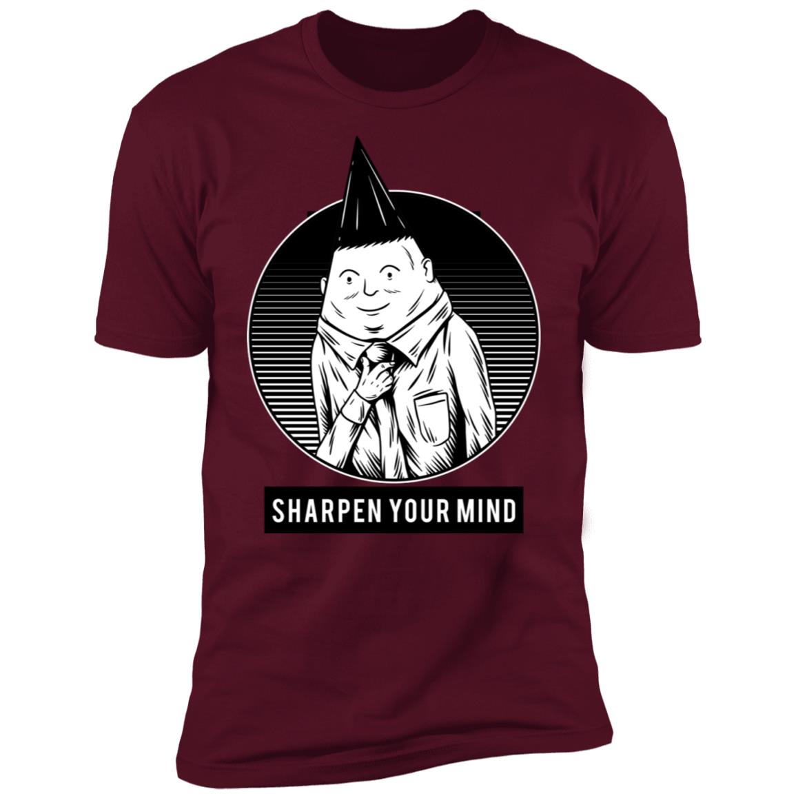 Sharpen your mind Premium Short Sleeve T-Shirt - Image 5